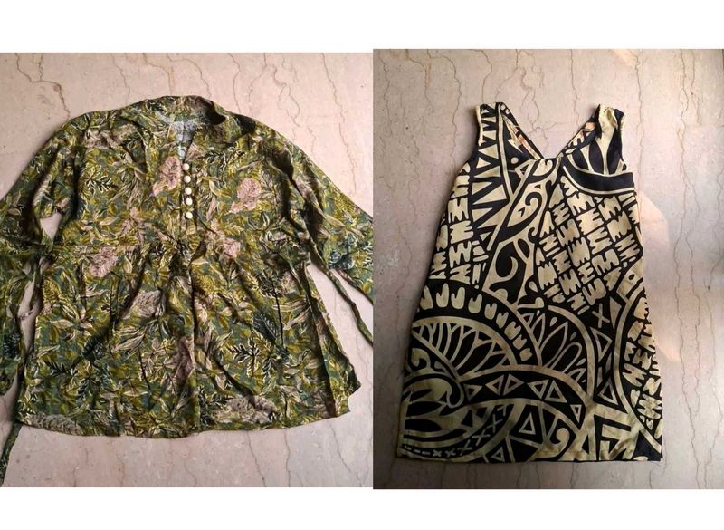 Combo of 2 college kurtis