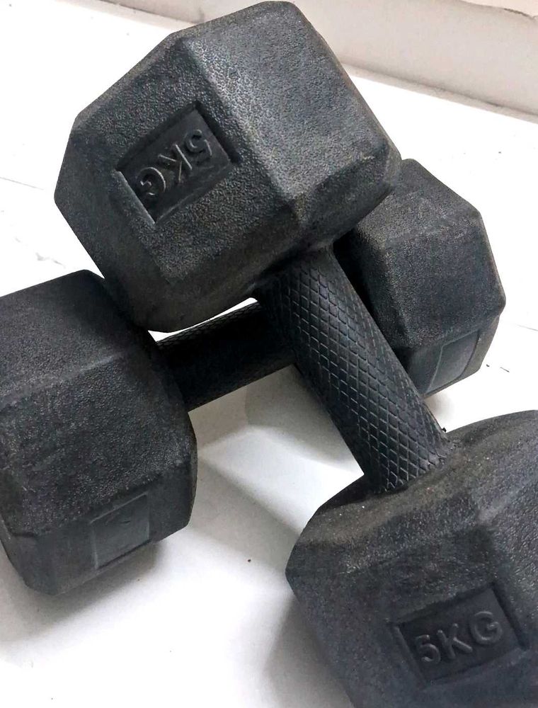 Pair of 5kg Dumbbells