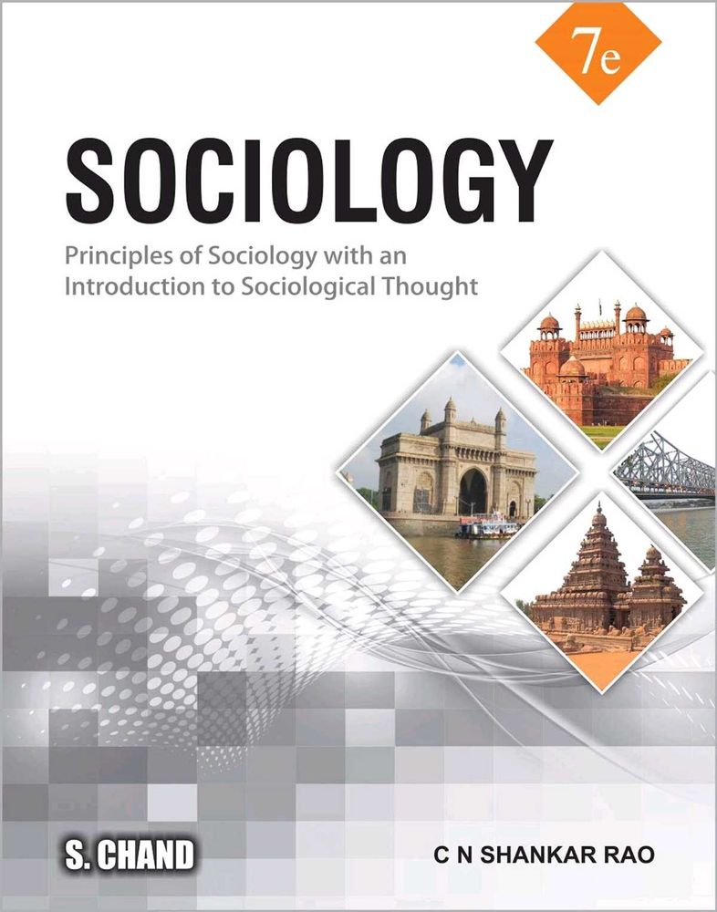 Sociology Principles &amp; Thought CN SHANKAR RAO book