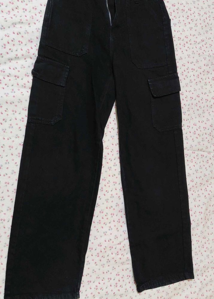 Black Cargo Pants