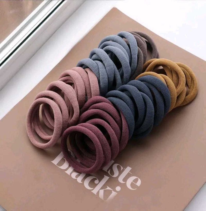 Multicolor Hair Band | Rubber Bands (Pack of 30)