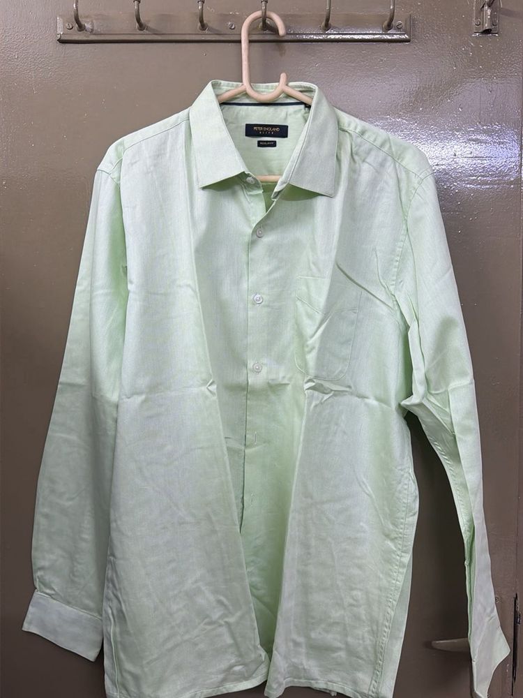 Light Green Men's Dress Shirt