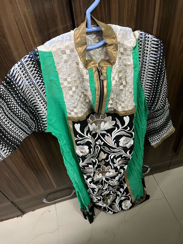 new green kurti