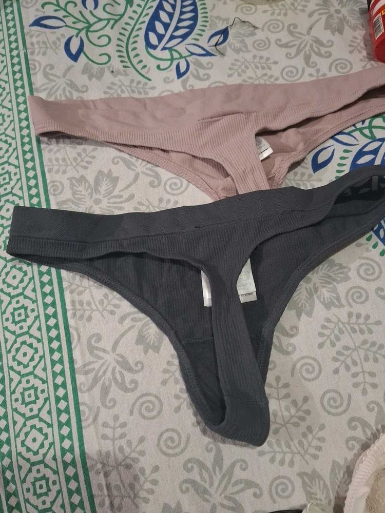 Women's Pink Thong Underwear 2