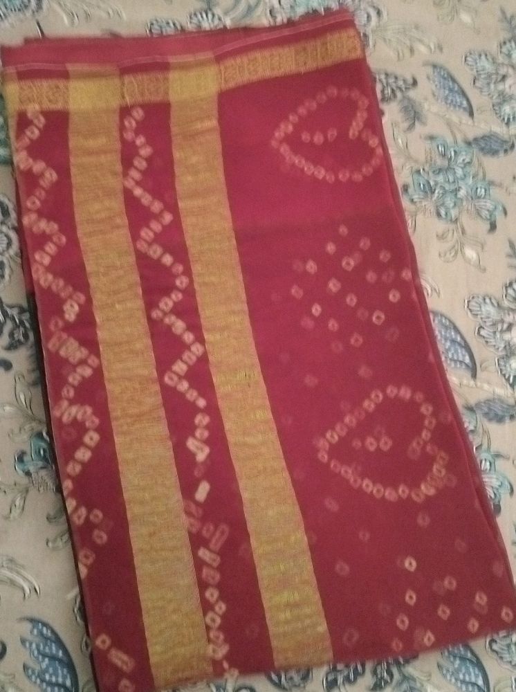 Maroon Saree, Best Quality