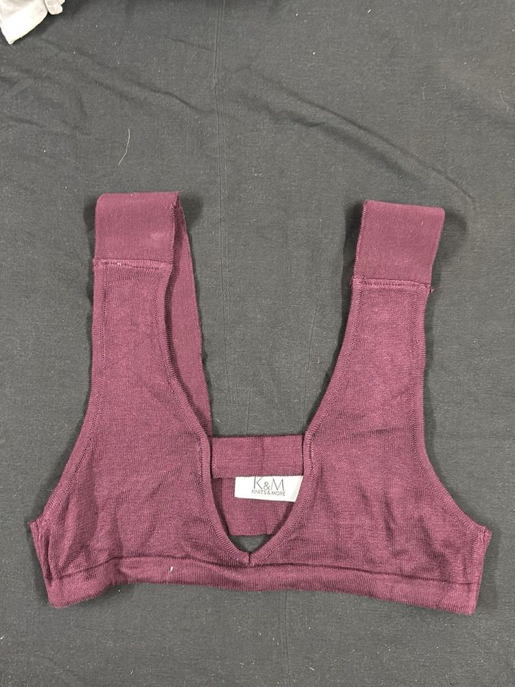 K&amp;M Burgundy Bralette