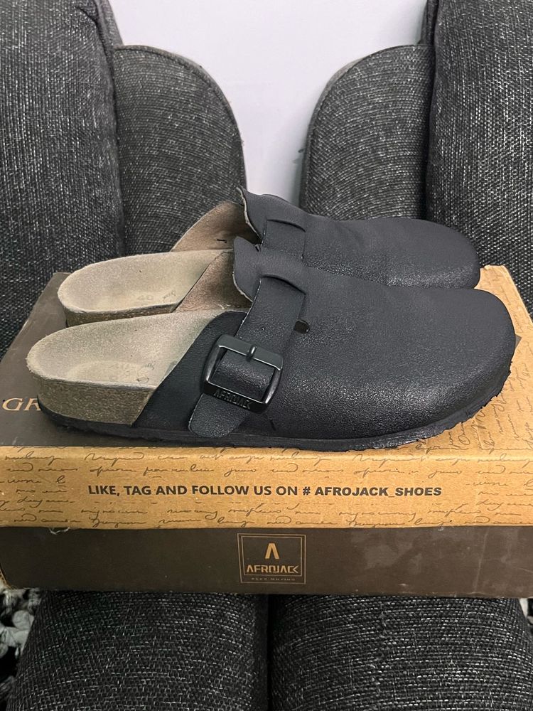 AFROJACK Black Comfort Clogs/Sandals – Casual Ever