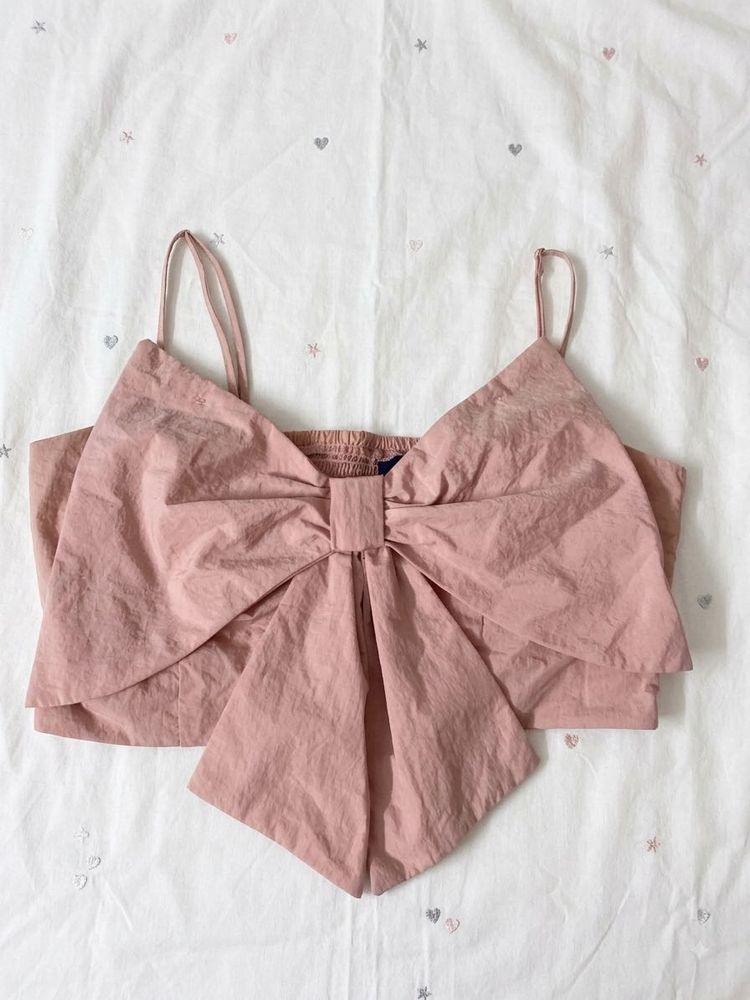 Pink Bow Camisole Top