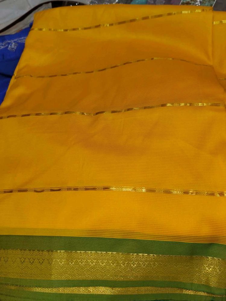 Elegant Yellow Saree never wear