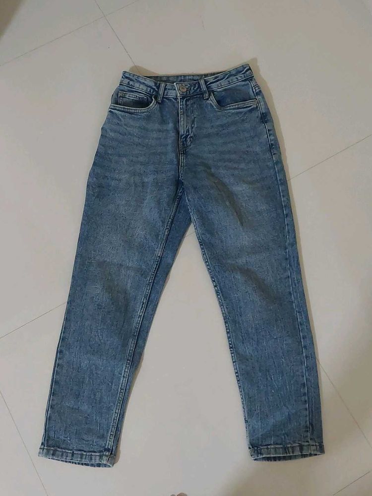 Stylish Blue Wash Denim Jeans