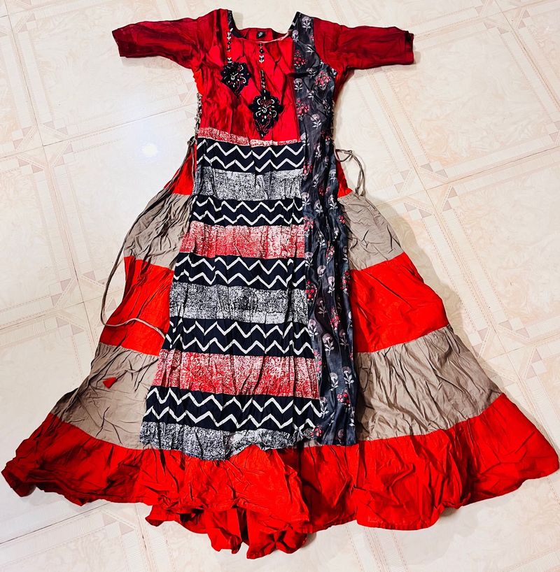 Ethnic Multicolour Gown
