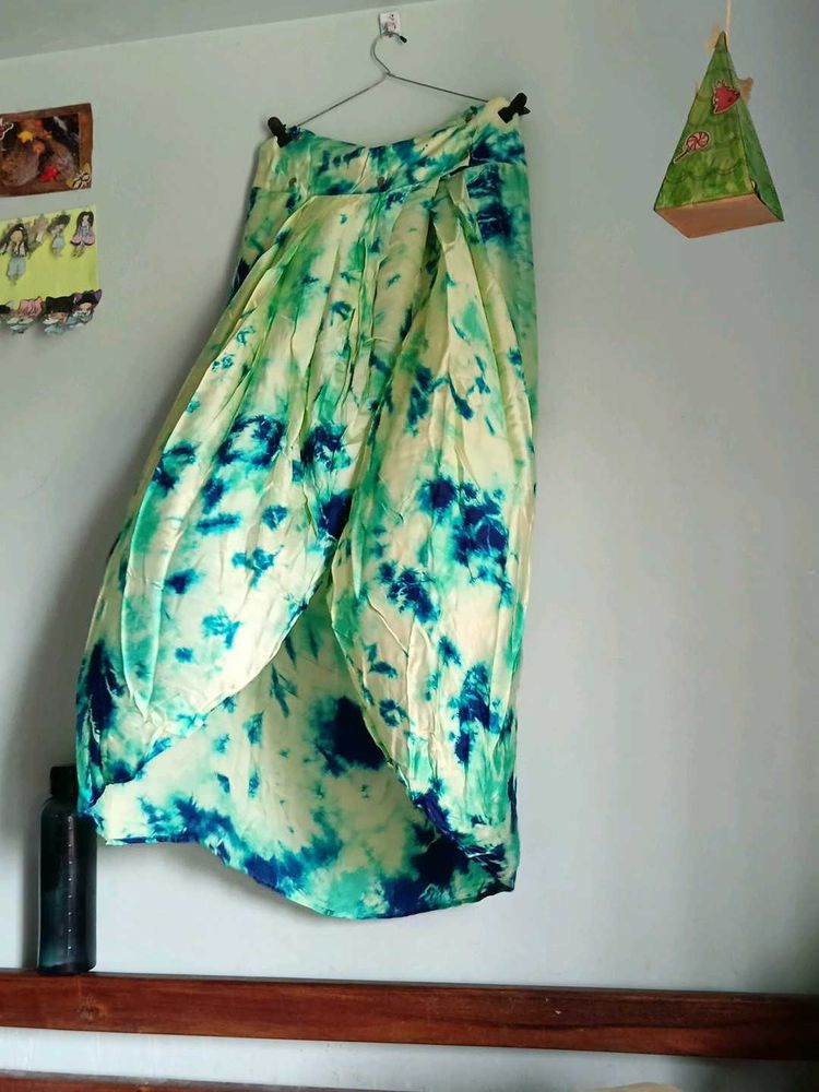 Boho Tie-Dye Maxi Skirt