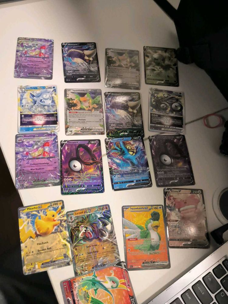 Collection of Pokemon Trading Cards