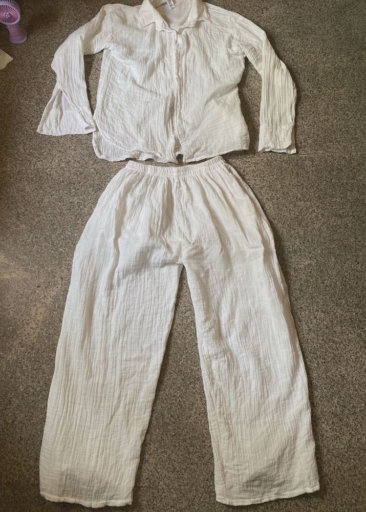 Zara  Linen Co-ord Set