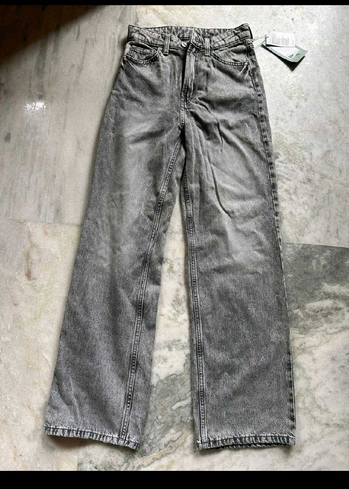 🔴 Final Price drop H&amp;M Gray Wide Leg