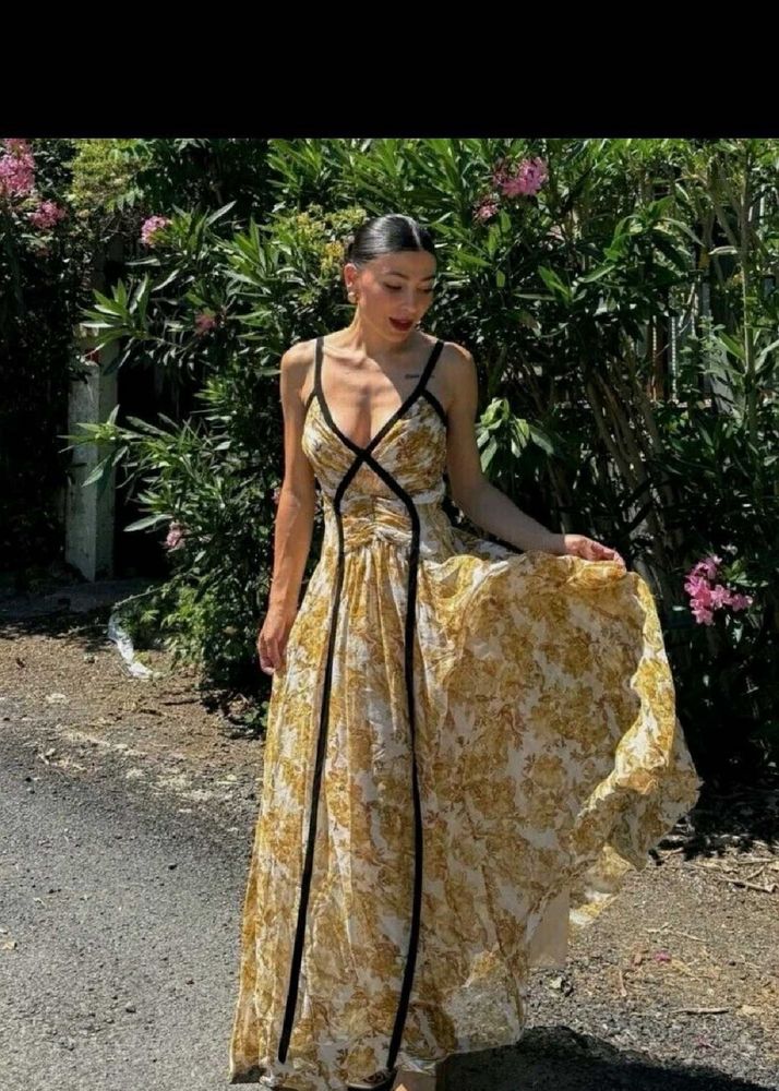 Floral Print Maxi Dress
