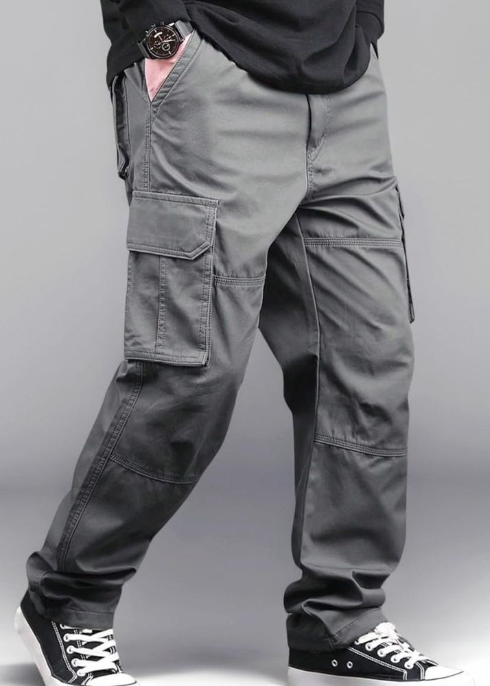 Men's Grey Cargo Pants