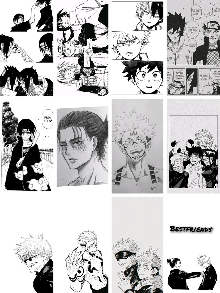 12 Mini Poster Of Anime