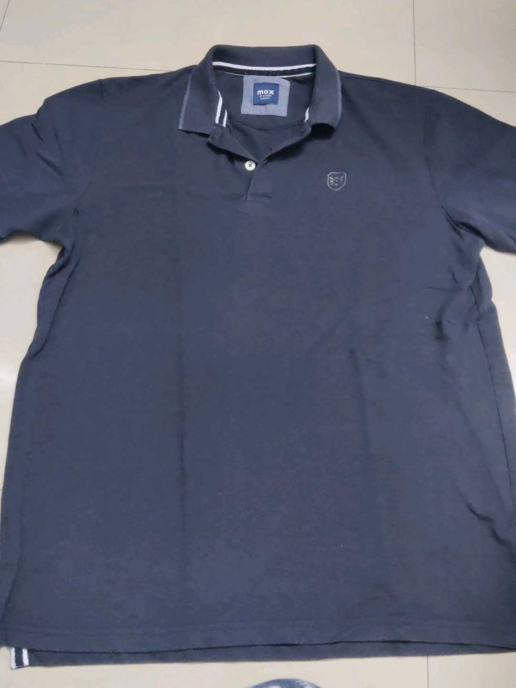 Men's Dark Blue Polo T-Shirt