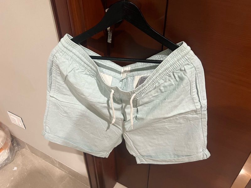 Light Blue Chino Shorts