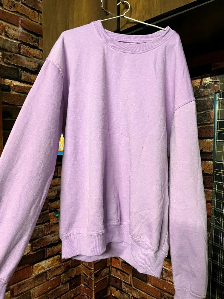 Purple Brand New Sweatshirt Pullover