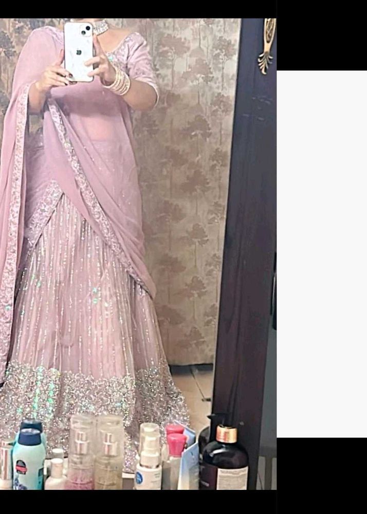 Stunning onion pink lehenga Choli