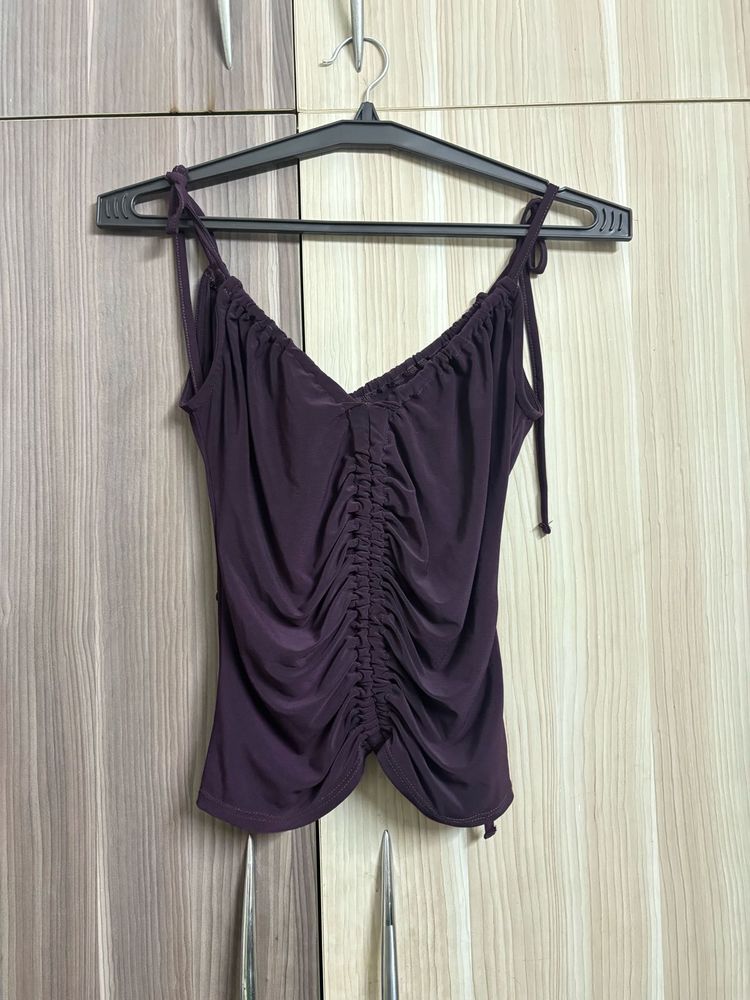 ASOS DESIGN RUCHED TOP