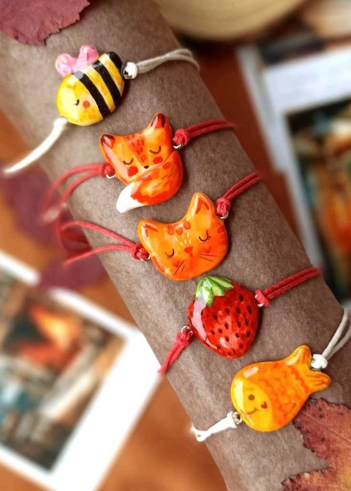 Cute Animal &amp; Fruit Bracelets