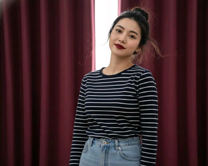 Striped Long Sleeve Top