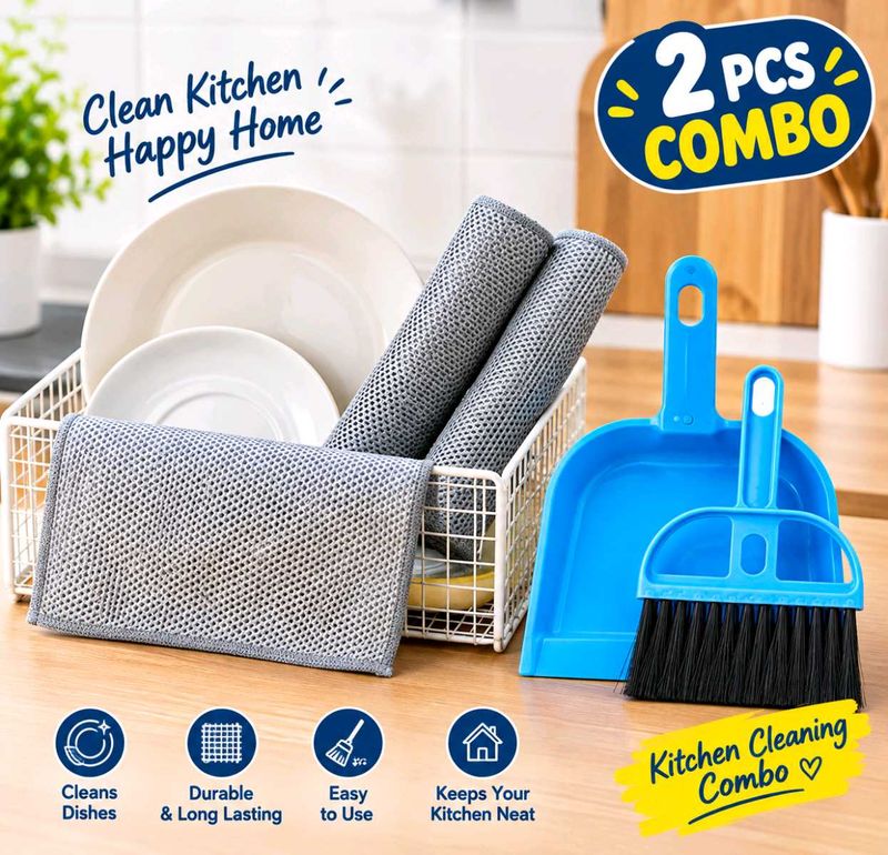 Kitchen Cleaning Combo - 2 Pcs ✨😍