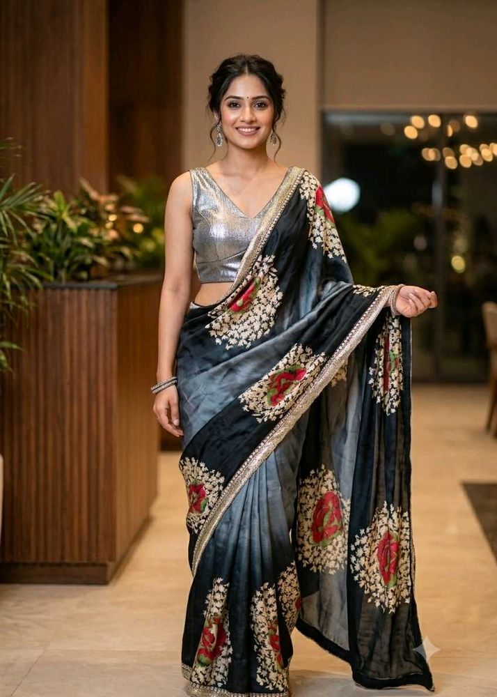 Elegant Embroidered Zariwork Saree