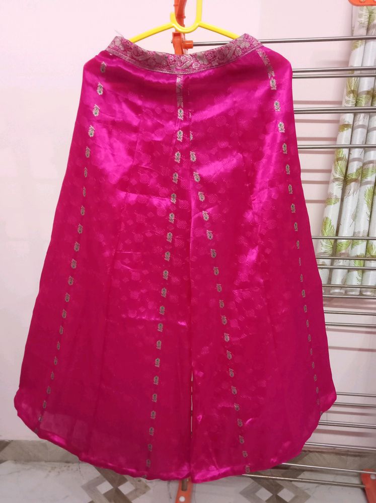 Plazzo in Pink Colour- Its New And Unused
