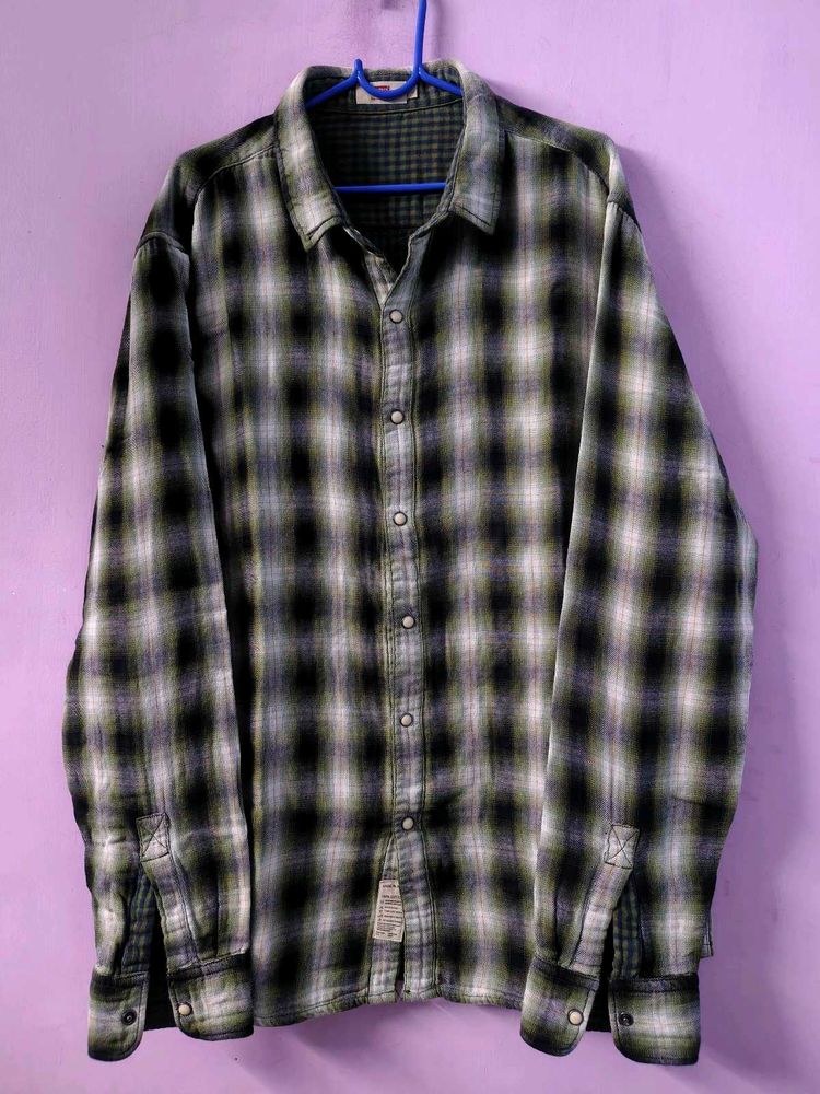 Levi's double side checked shirt