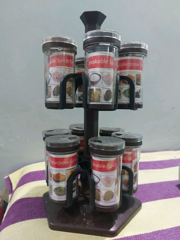 Spice Set Or Masala Set Rotating.