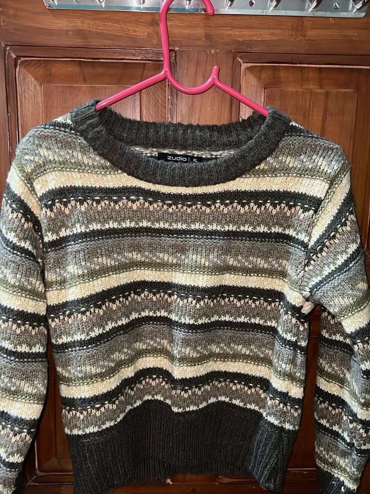 Zudio Knit Striped Sweater