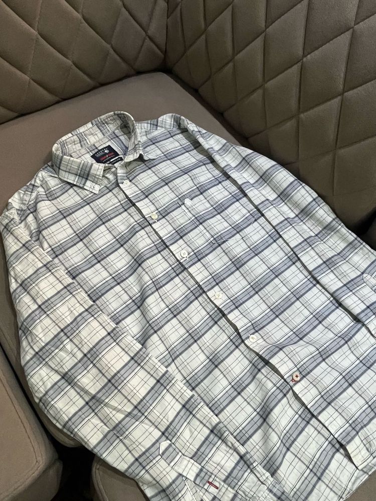Grey &amp; White Checked Casual Shirt 🤍🩶
