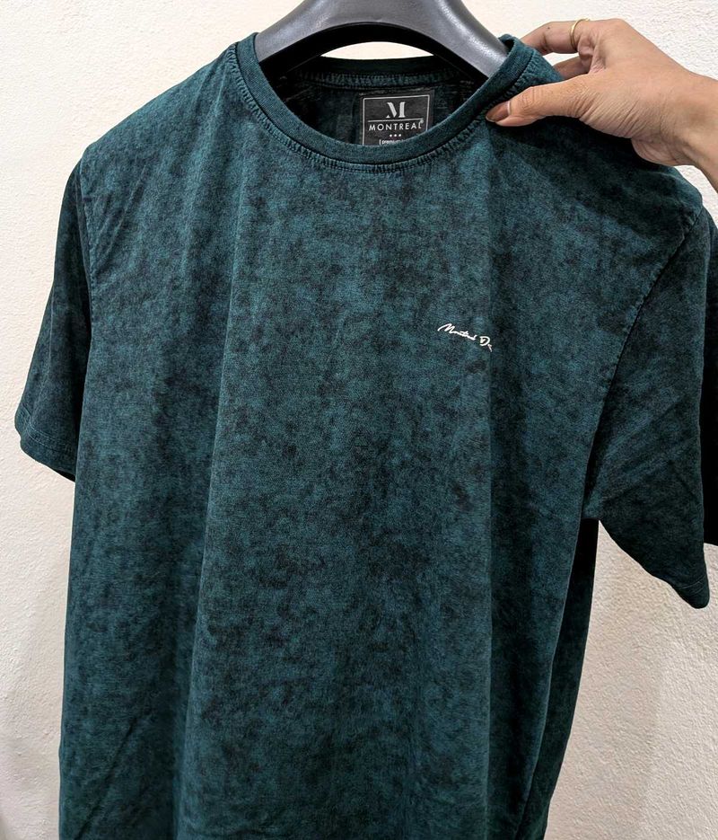 Men's Green Tie-Dye T-Shirt
