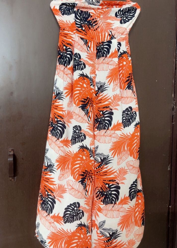 Tropical Print Dress