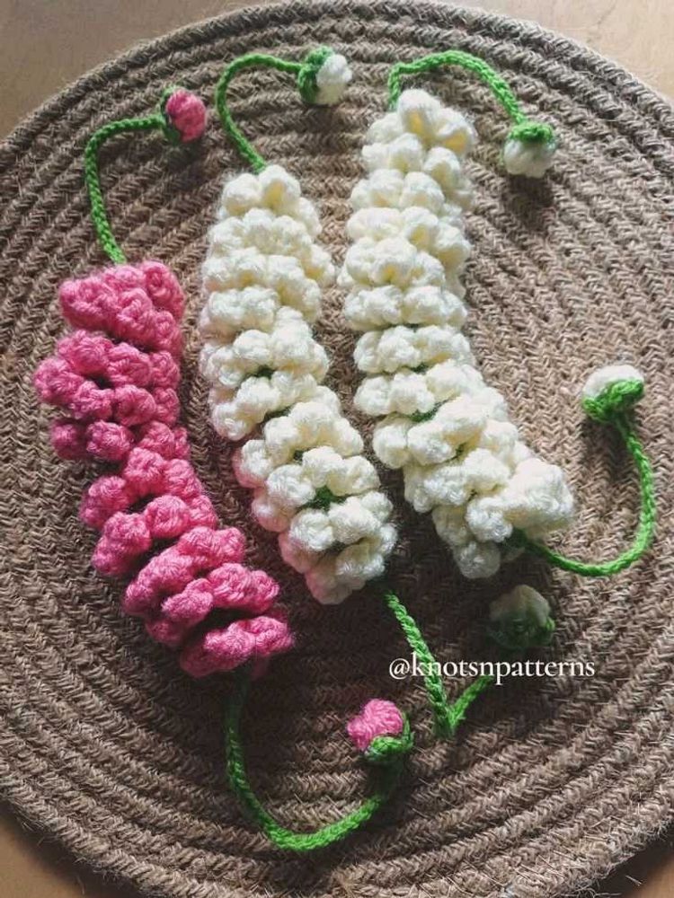 Handmade Crochet Flower Hair Accessories