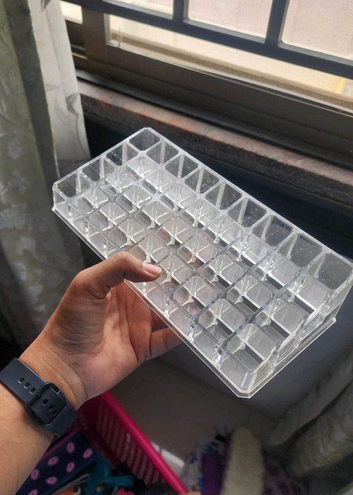 Clear Acrylic Lipstick Organizer
