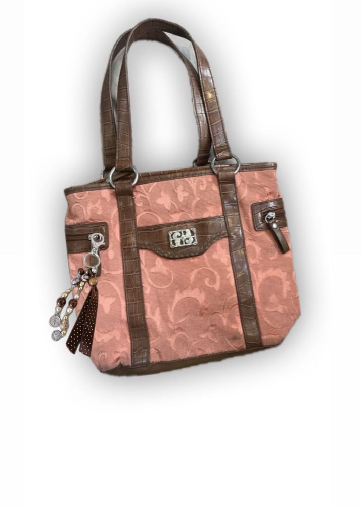 vintage Textured Tote Bag