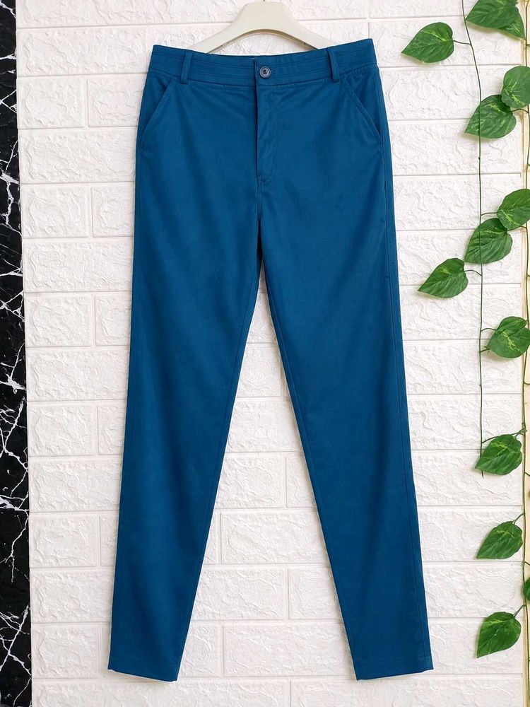 Stylish Teal Blue Trousers