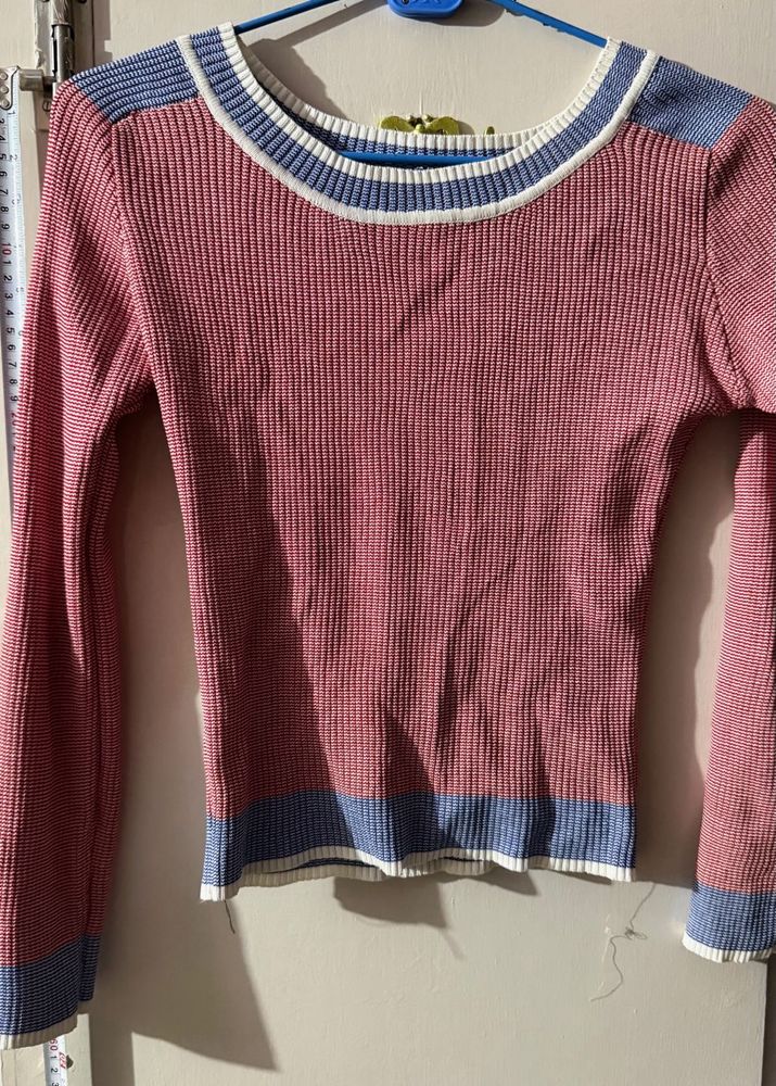 Round neck fitted Sweater/ pullover