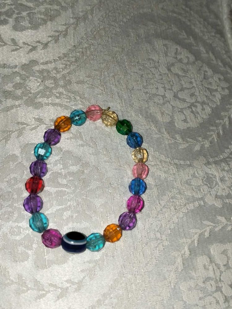 Boho Beaded Evil Eye Bracelet