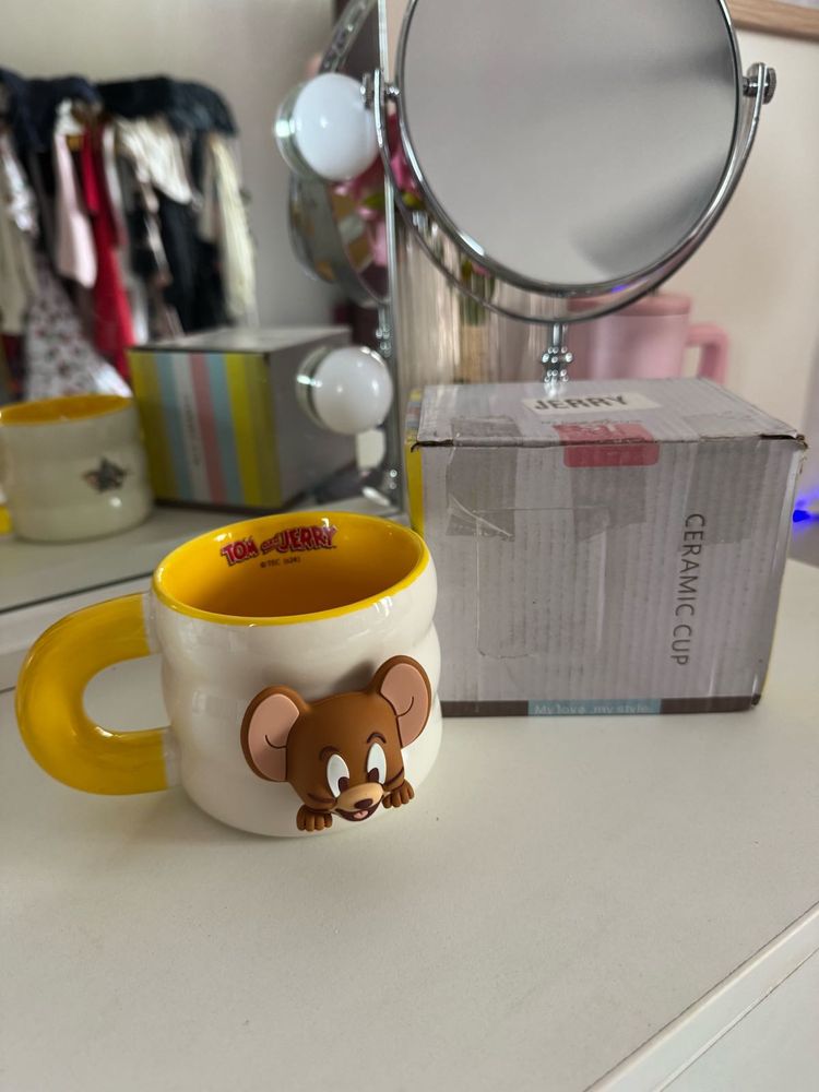 NEW With Tag Tom &amp; Jerry MAGNETIC Ceramic Cup