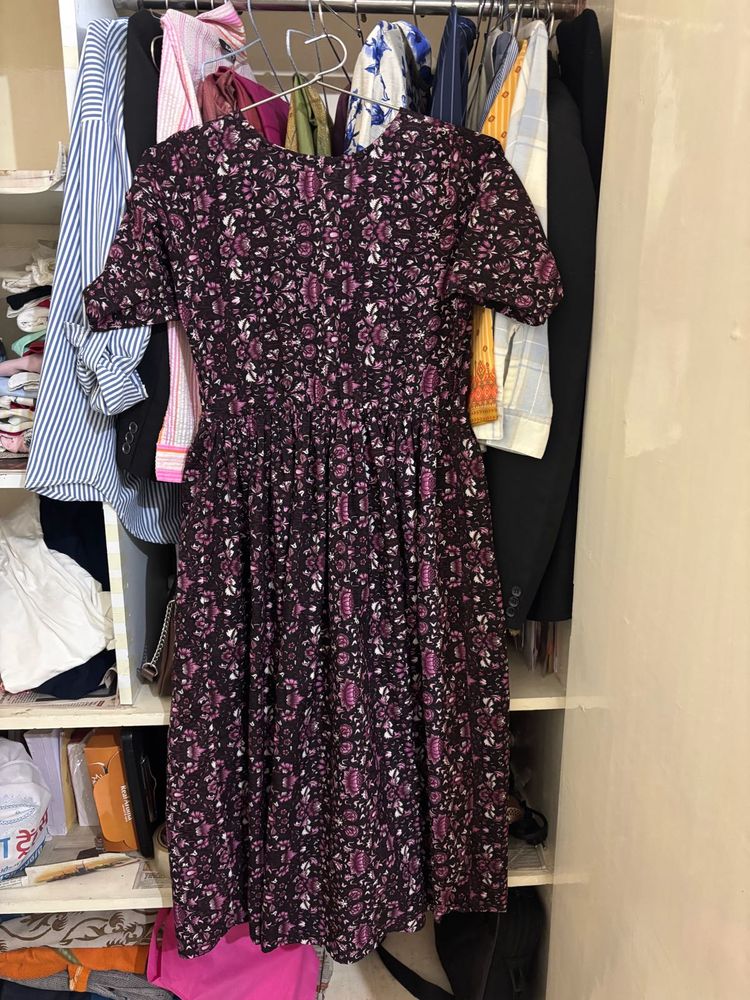 Floral Print Midi Dress