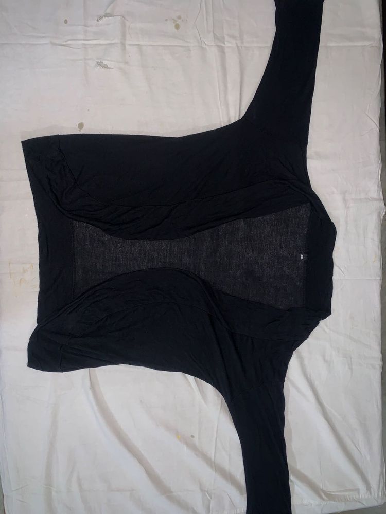 Chic Black Long Sleeve Shrug