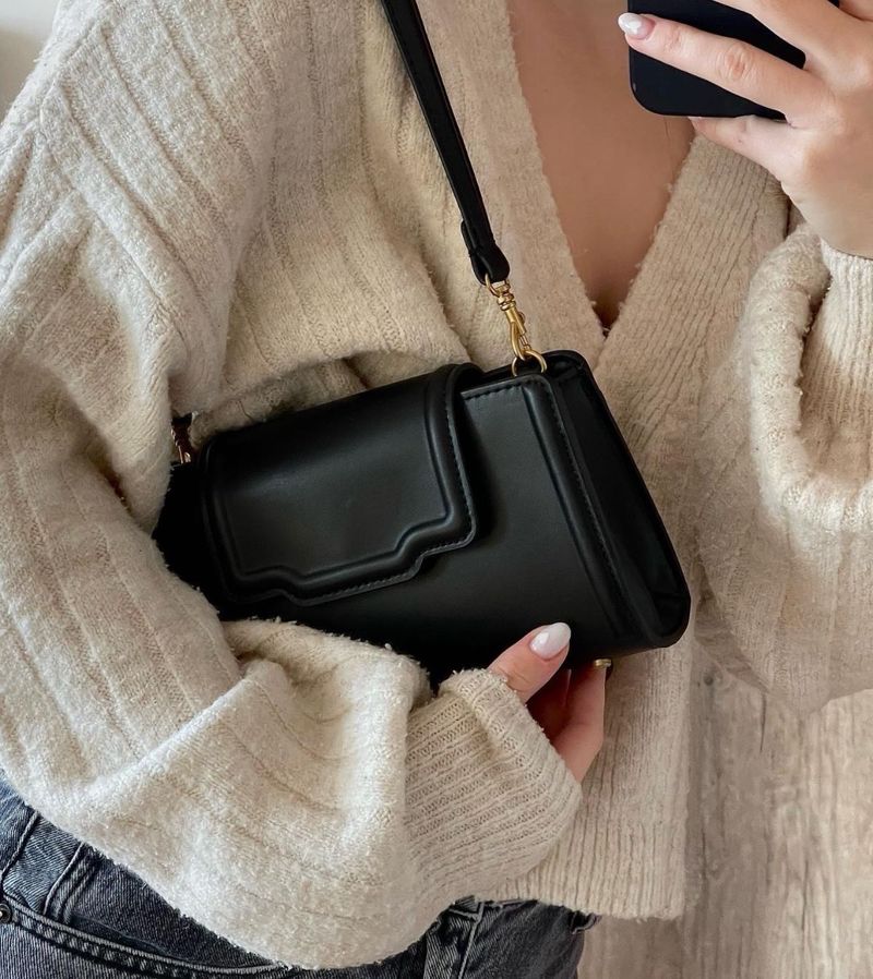 Zara black shoulder Bag