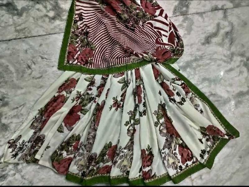 white Beautiful saree