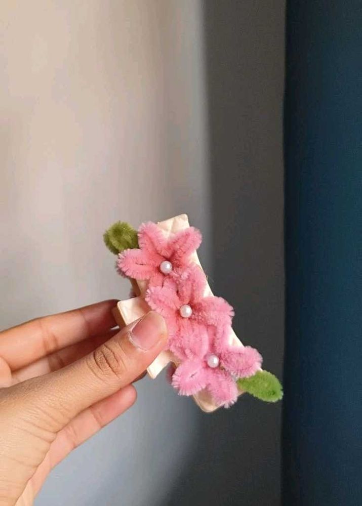 Cute Floral Hair Clip